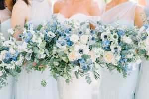Bride Holding Wedding Bouquet Designed By Branch Floral Design In Charleston